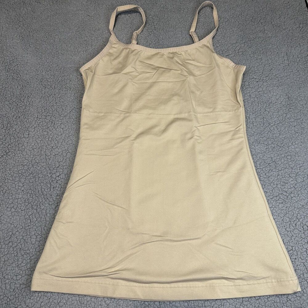 Flexees By Maidenform Camisole L Beige Adjustable Strap #3266